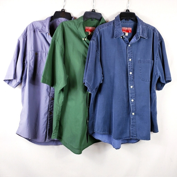 Woolrich Other - Caribou Creek Short Sleeve Button Down Shirt Bundle 100% Cotton